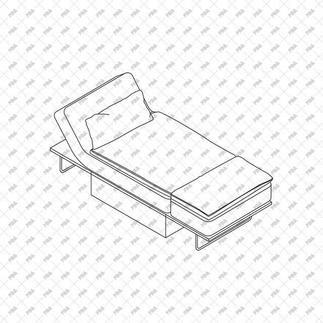 CAD, Vector Isometric Hotel Room Accessories