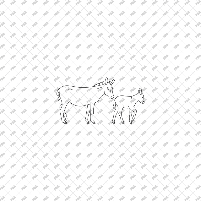 CAD, Vector Farm Animals Set - Post Digital Architecture — Free and Affordable Resources for Architects