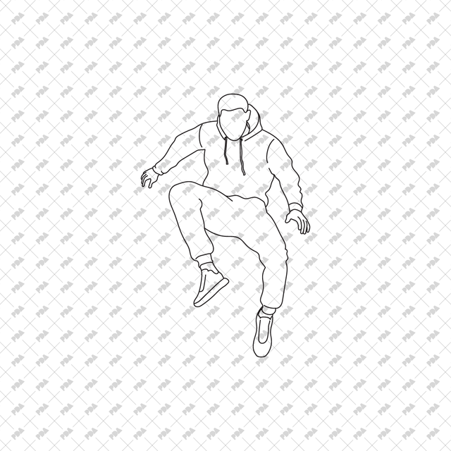 CAD, Vector Parkour Characters - Post Digital Architecture — Free and Affordable Resources for Architects