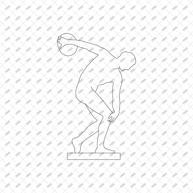 CAD, Vector Ancient Statues - Post Digital Architecture — Free and Affordable Resources for Architects