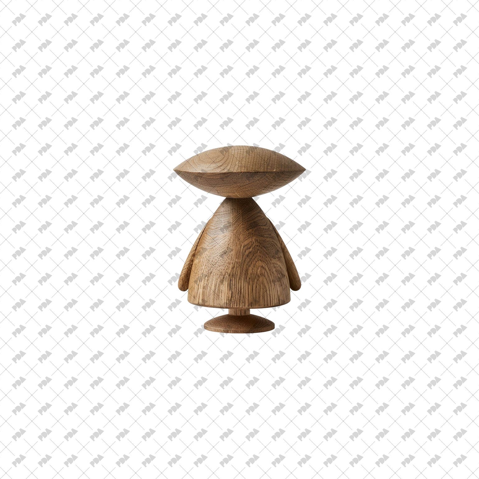 PNG Contemporary Wooden Decorative Objects Set