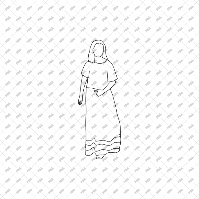 CAD Vector PNG Street People in Front and Side Views - Post Digital Architecture — Free and Affordable Resources for Architects
