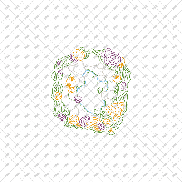 CAD, Vector, PNG Ponds Landscapes in Top View in Color and B/W - Post Digital Architecture — Free and Affordable Resources for Architects