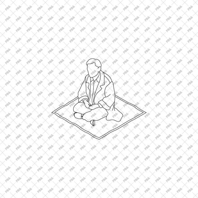 CAD, Vector Isometric Characters in the Park - Post Digital Architecture — Free and Affordable Resources for Architects