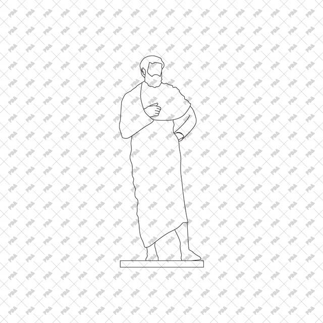 CAD, Vector Ancient Statues - Post Digital Architecture — Free and Affordable Resources for Architects