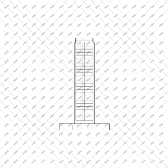 CAD, Vector Skyscrapers Set - Post Digital Architecture — Free and Affordable Resources for Architects