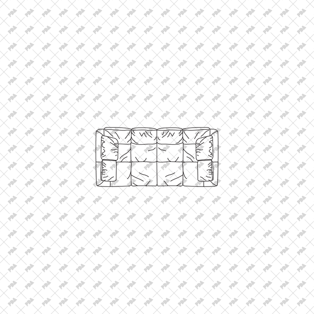 CAD, Vector, PNG Sofas in Top View - Post Digital Architecture — Free and Affordable Resources for Architects