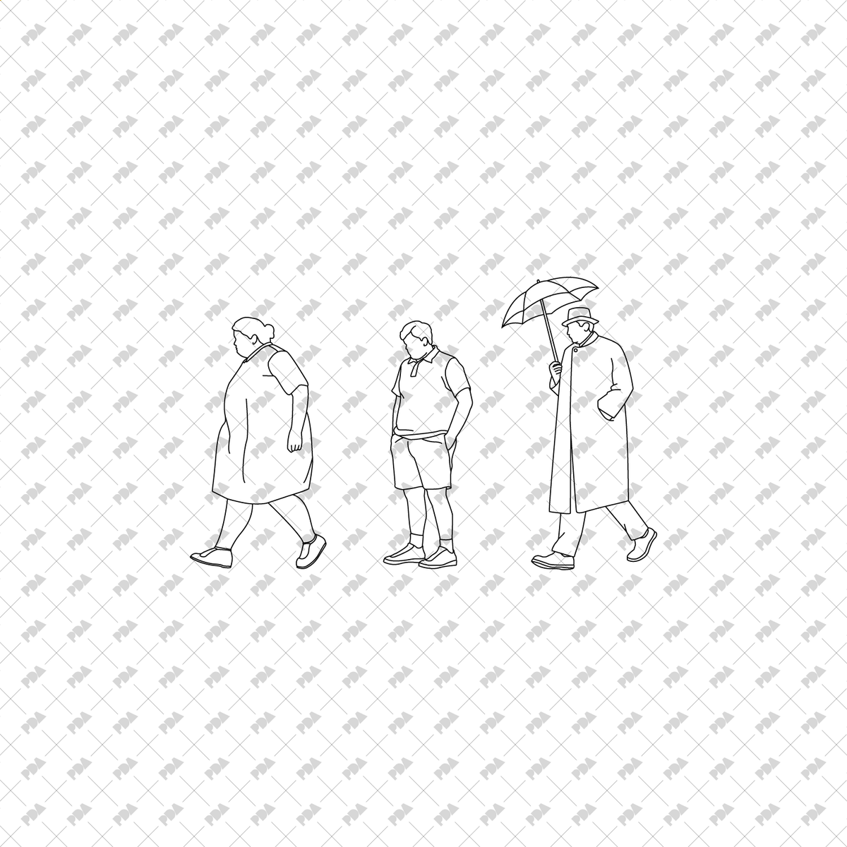 CAD, Vector Hand Drawn Characters Multi-Pack