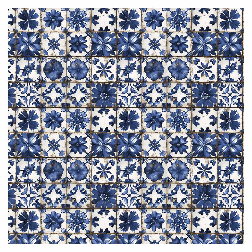 Illustrator Pattern Library - Delft Tiles Textures