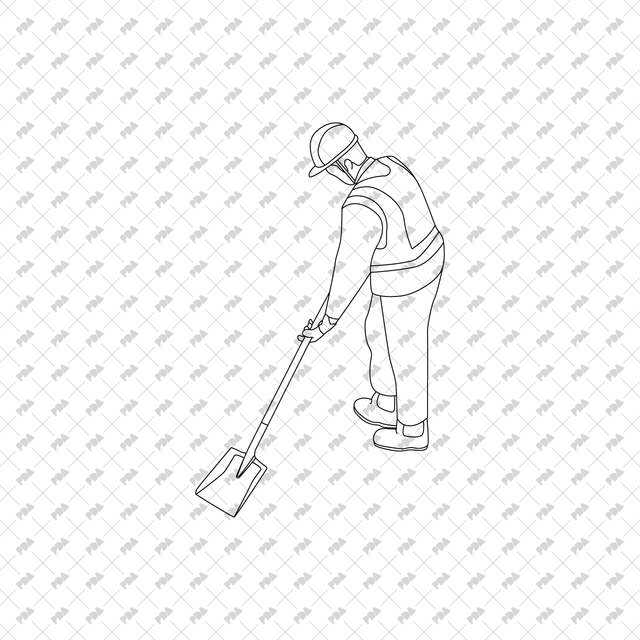 CAD, Vector Isometric Street Characters - Post Digital Architecture — Free and Affordable Resources for Architects