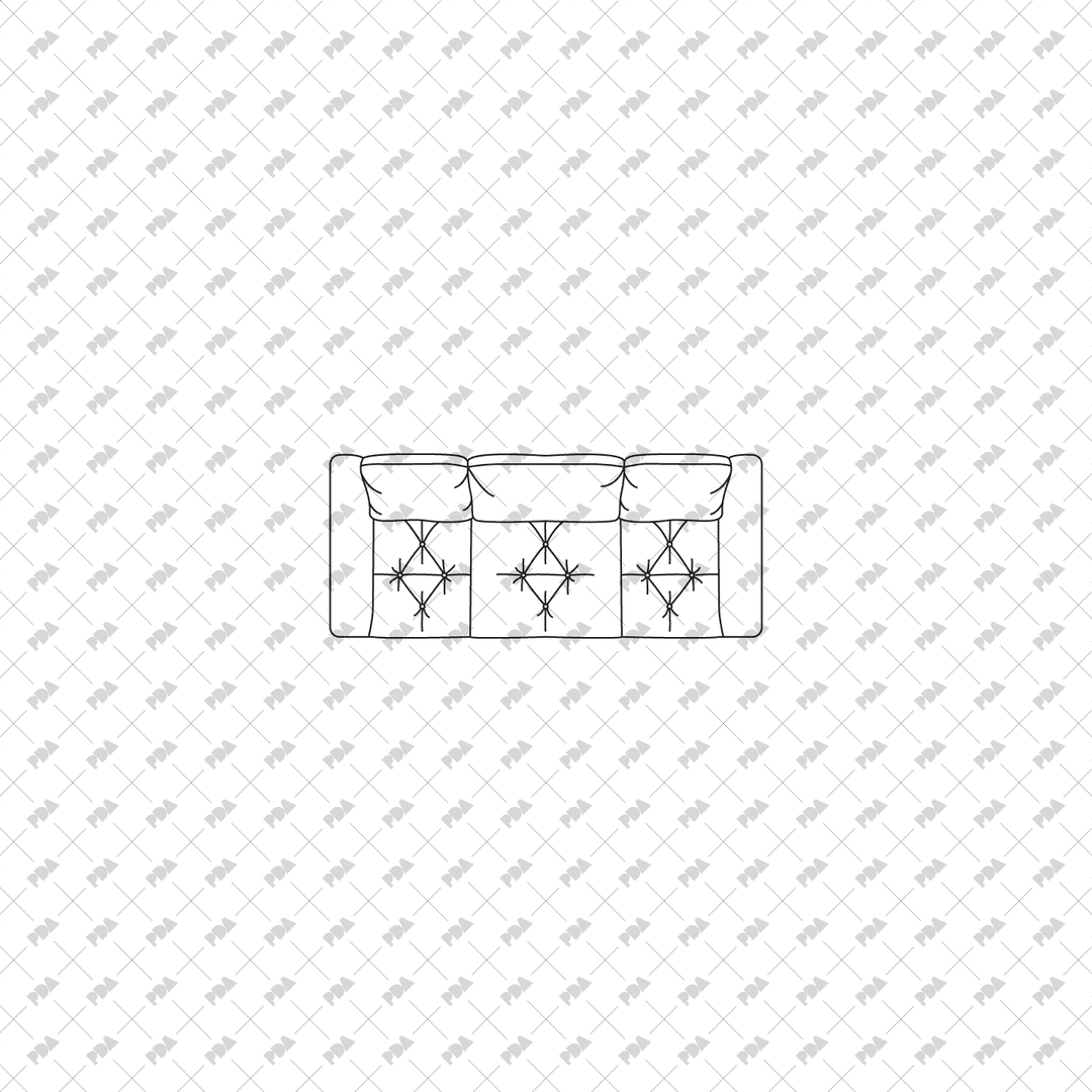 CAD, Vector, PNG Sofas in Top View – Post Digital Architecture