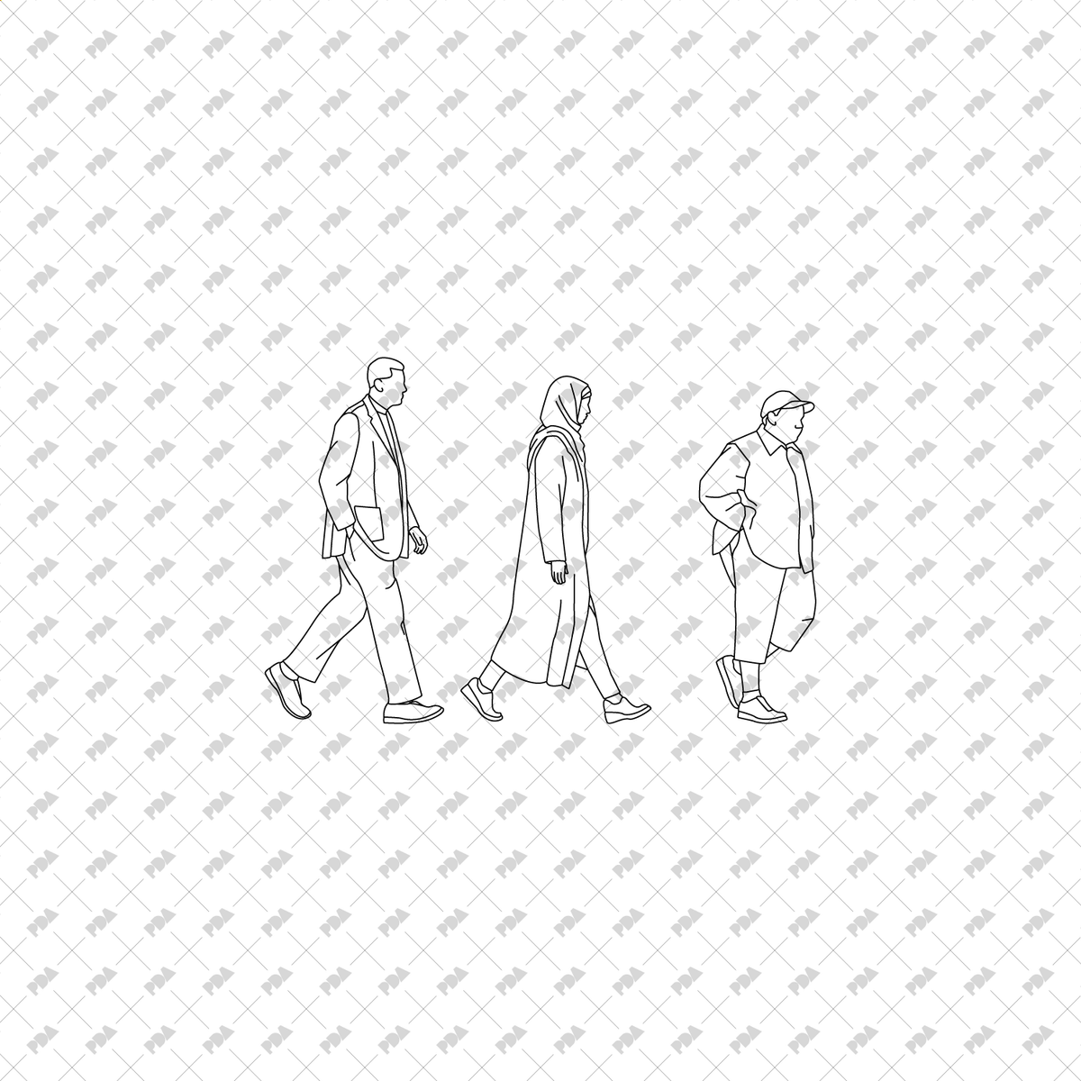 CAD, Vector Hand Drawn Characters Multi-Pack
