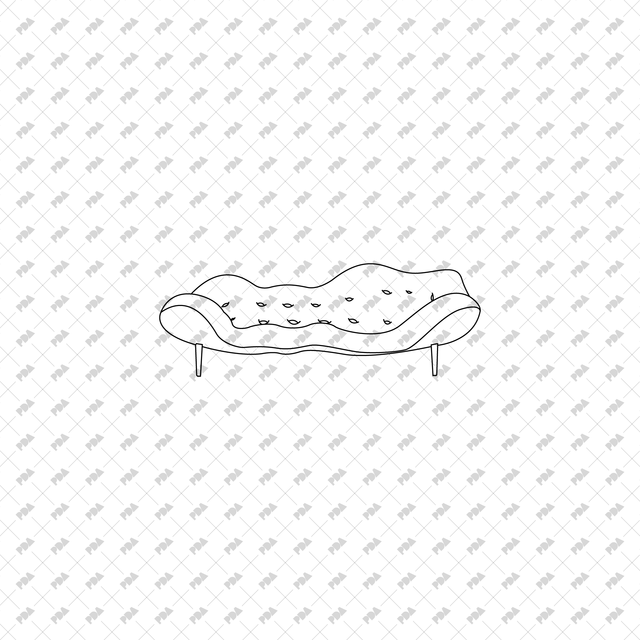 CAD, Vector Sofas in Front View - Post Digital Architecture — Free and Affordable Resources for Architects