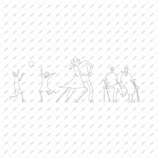 CAD, Vector, PNG Japanese Style Characters in Side and Front View - Post Digital Architecture — Free and Affordable Resources for Architects