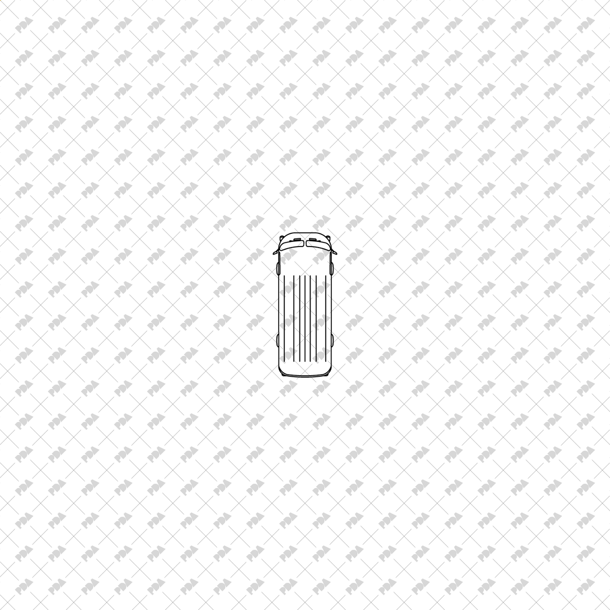 CAD, Vector Vehicles in Top View