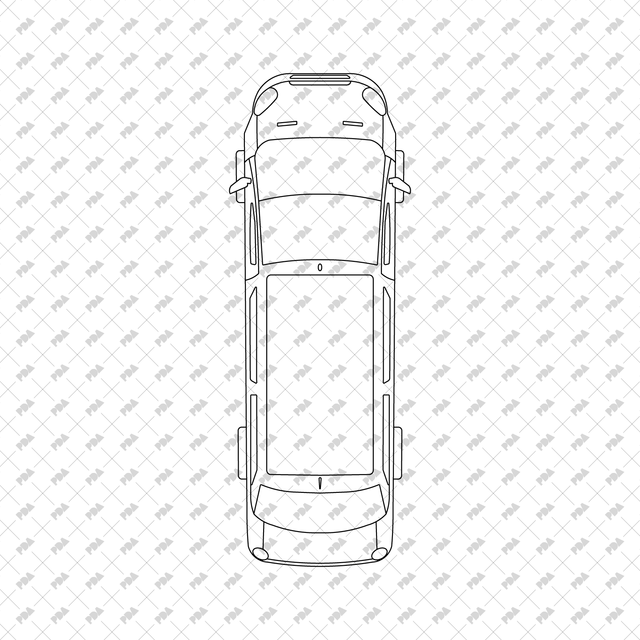 CAD, Vector Vehicles in Top View - Post Digital Architecture — Free and Affordable Resources for Architects