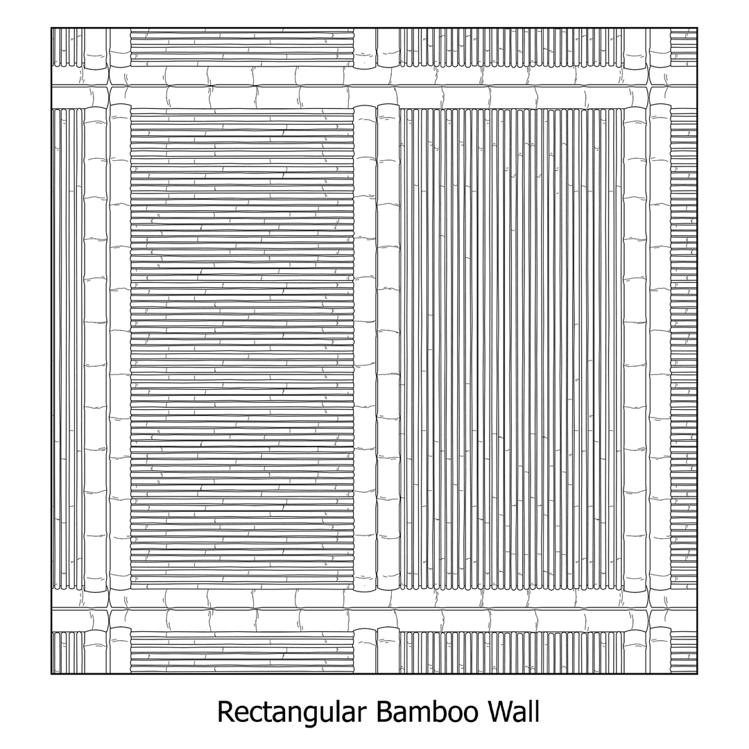 Illustrator Pattern Library - Bamboo Panels