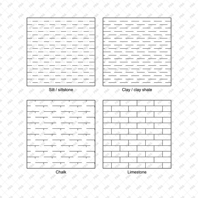 Illustrator Pattern Library - Symbolic Material Hatches - Post Digital Architecture — Free and Affordable Resources for Architects