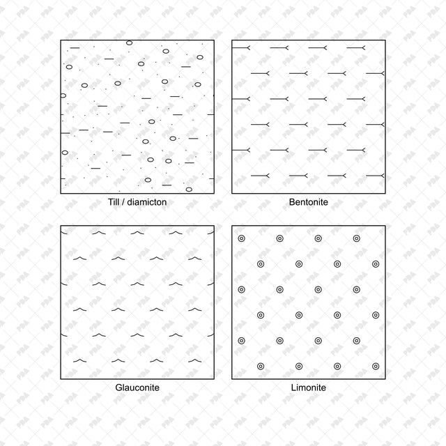 Illustrator Pattern Library - Symbolic Material Hatches - Post Digital Architecture — Free and Affordable Resources for Architects