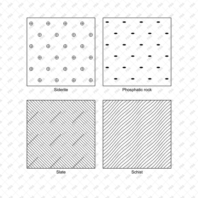 Illustrator Pattern Library - Symbolic Material Hatches - Post Digital Architecture — Free and Affordable Resources for Architects