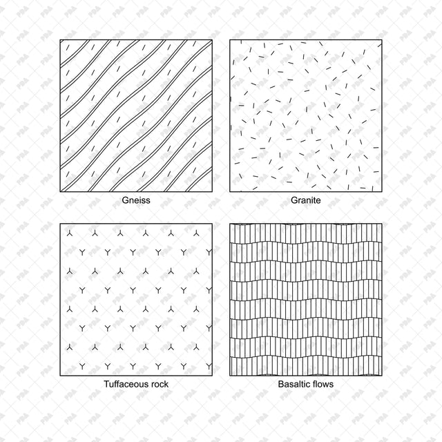 Illustrator Pattern Library - Symbolic Material Hatches - Post Digital Architecture — Free and Affordable Resources for Architects