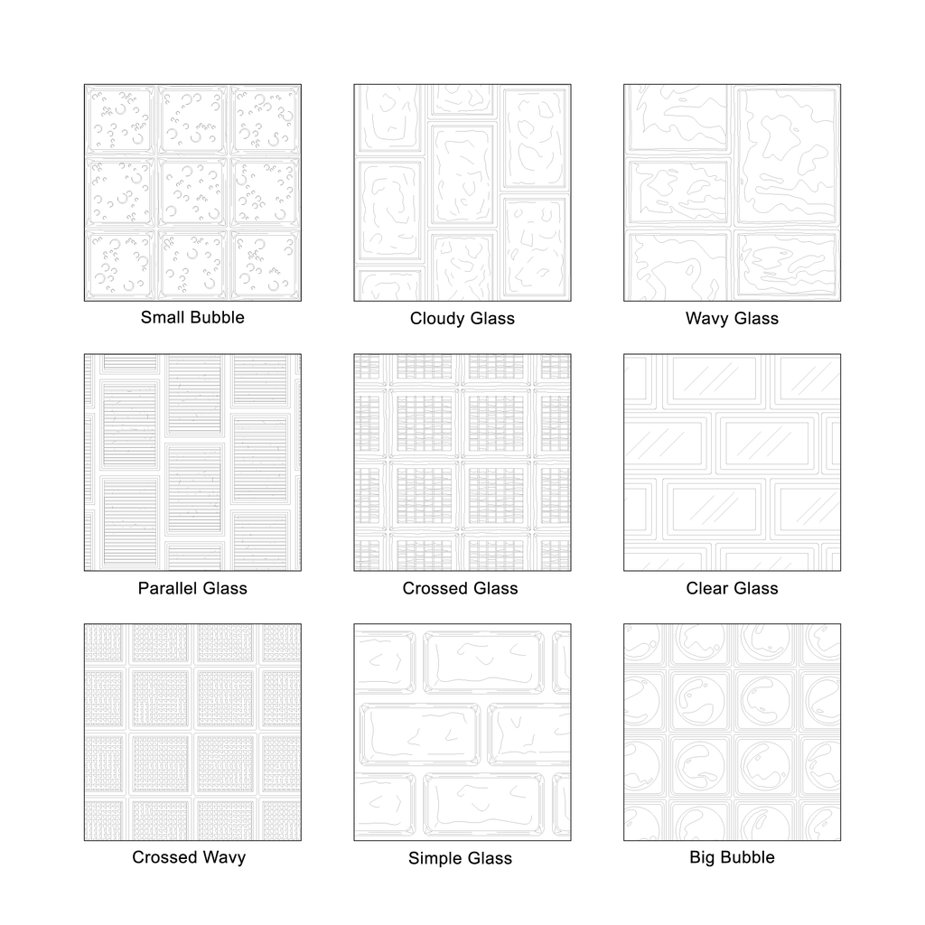 Illustrator Pattern Library - Glass Bricks