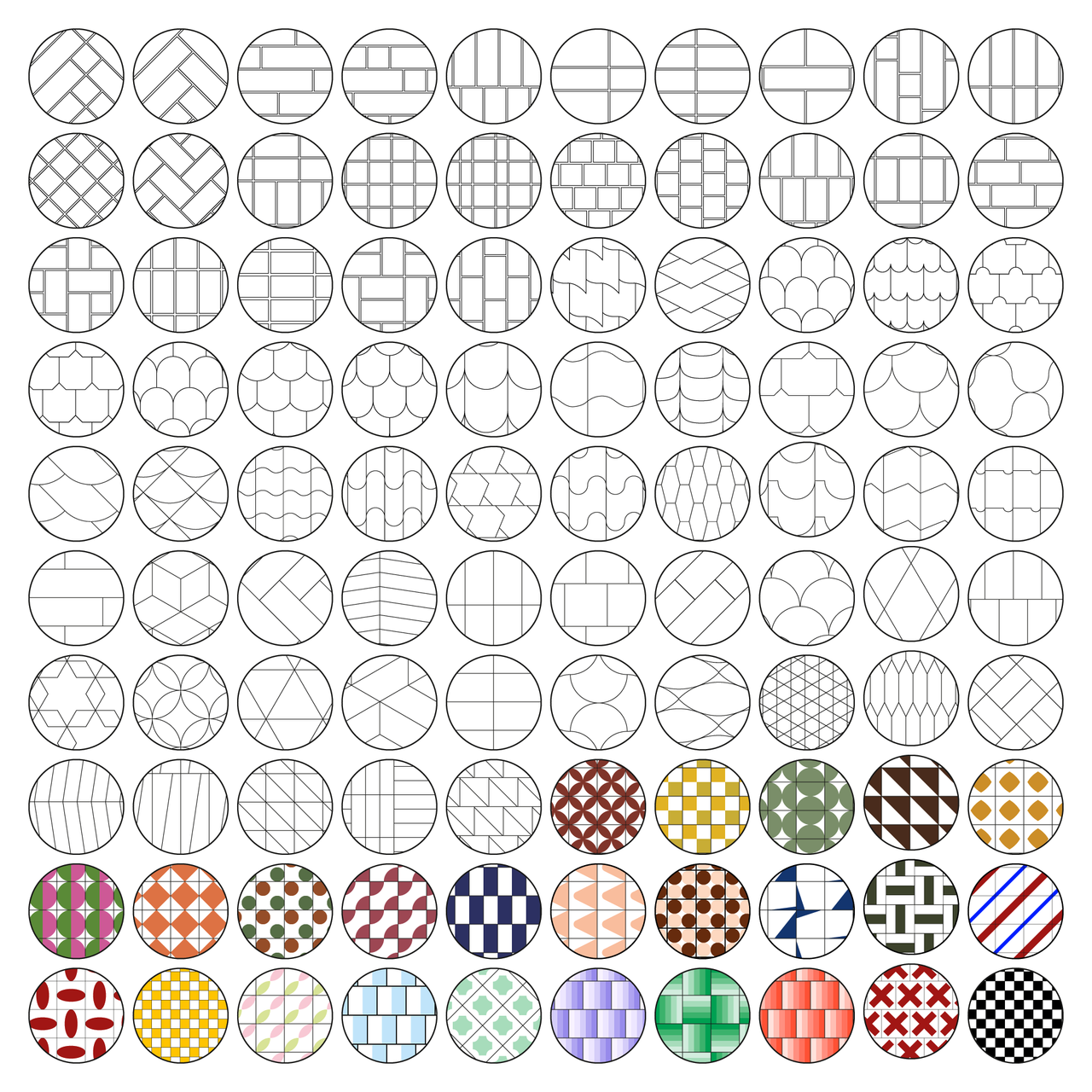 Patterns for Architectural Plans & Designs