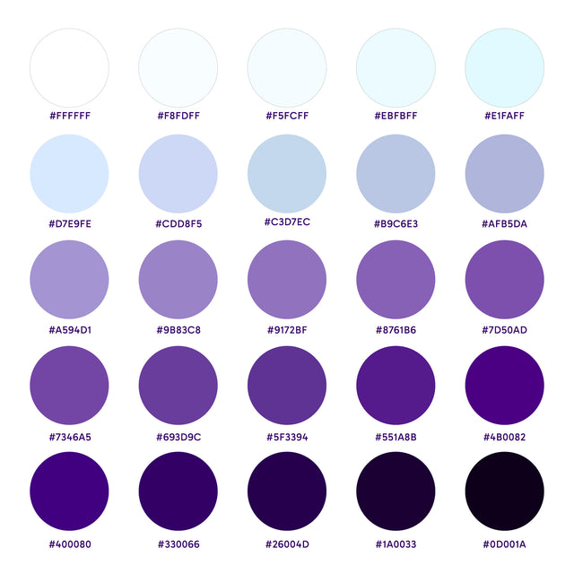 Illustrator Swatches Library - Indigo Hues - Post Digital Architecture — Free and Affordable Resources for Architects