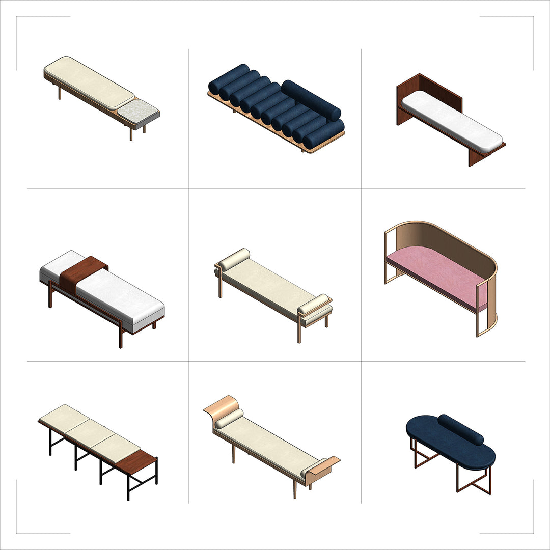 Revit Family - Benches – Post Digital Architecture