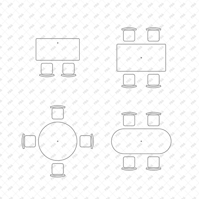 CAD, Vector, PNG Library Reading & Study Modules in Top View - Post Digital Architecture — Free and Affordable Resources for Architects