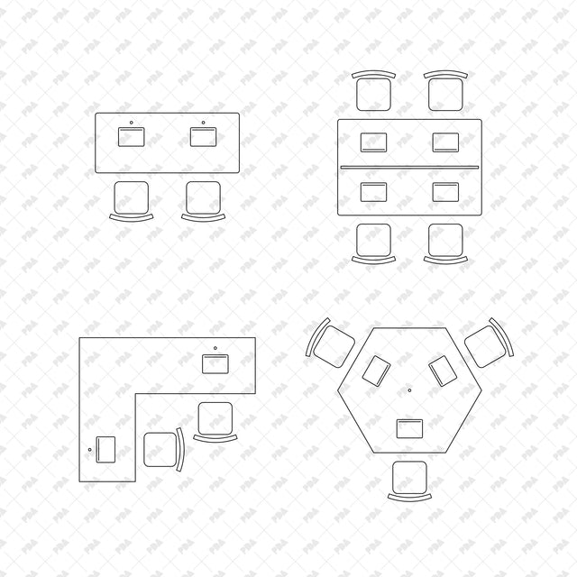 CAD, Vector, PNG Library Reading & Study Modules in Top View - Post Digital Architecture — Free and Affordable Resources for Architects