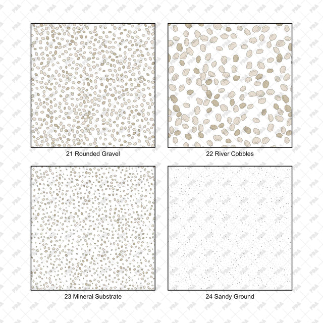 Illustrator Pattern Library - Rain Gardens, Wetlands & Green Roofs - Post Digital Architecture — Free and Affordable Resources for Architects