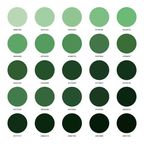 Illustrator Swatches Library - Dusted Green | Post Digital Architecture