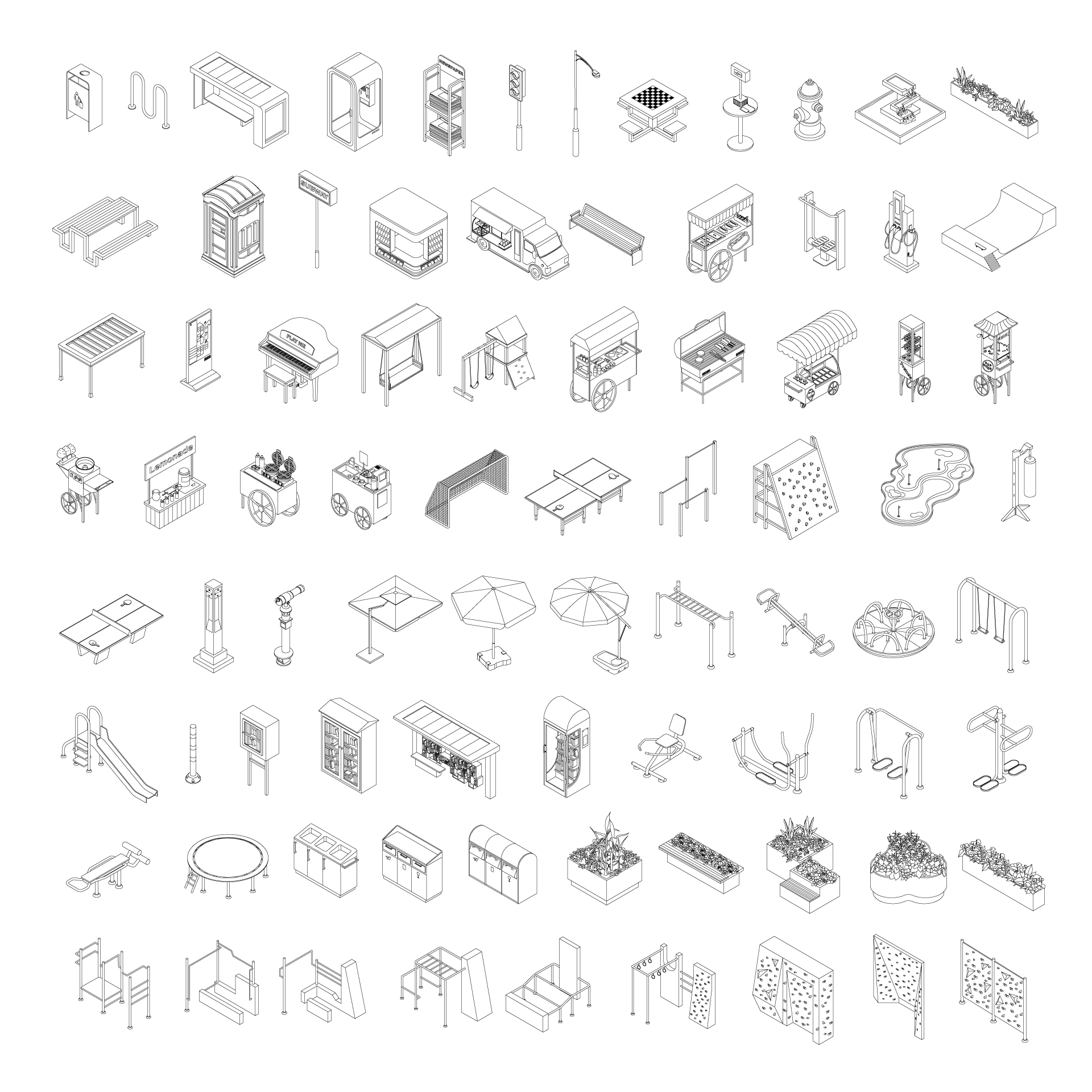 Linux Vector Isometric CAD, Vector Isometric Multi-Pack