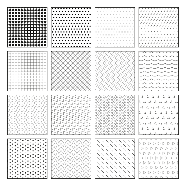 Illustrator Pattern Library - Hatches