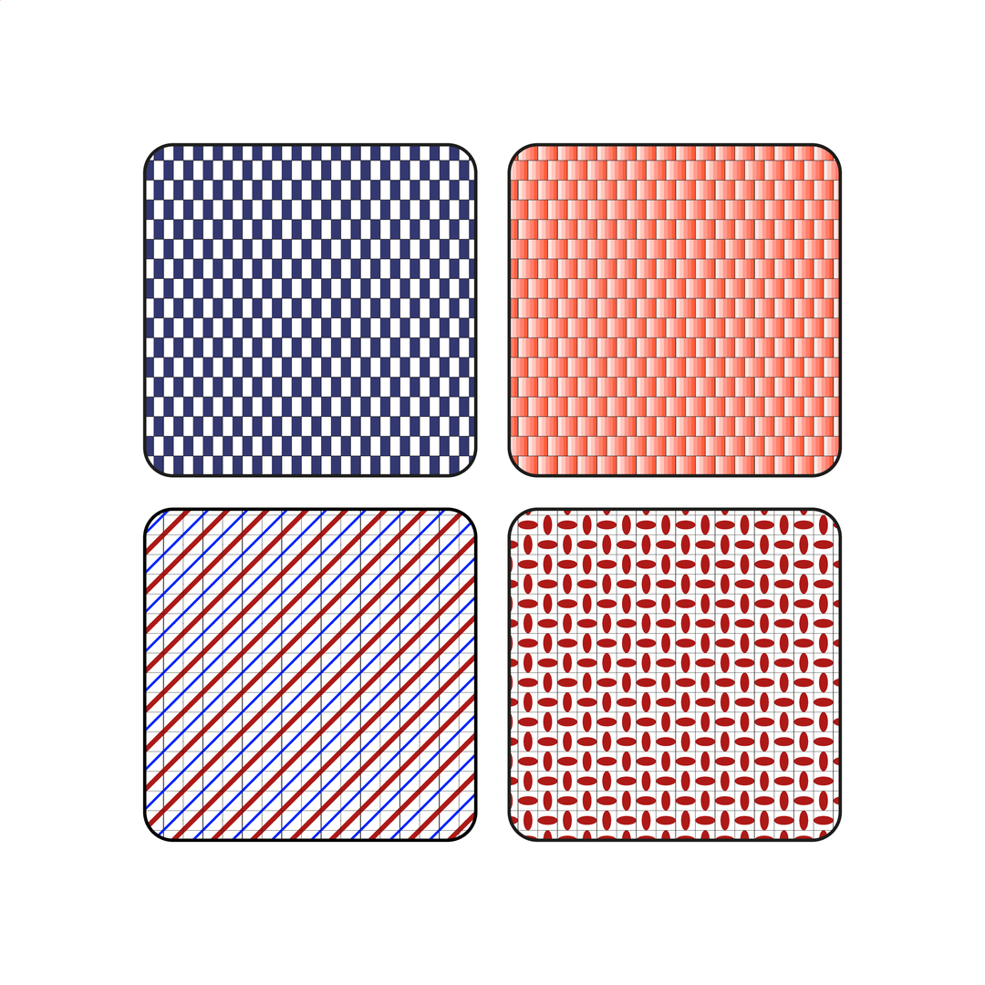 Illustrator Pattern Library - Color Tiles | Post Digital Architecture