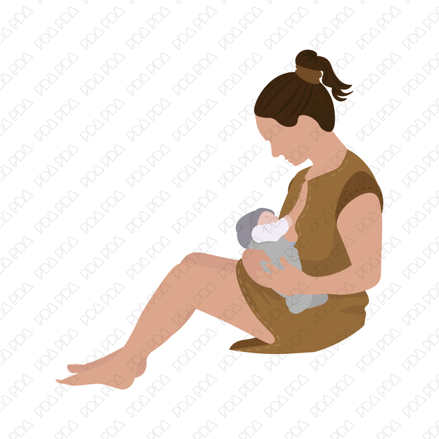 Vector & PNG Women Breastfeeding