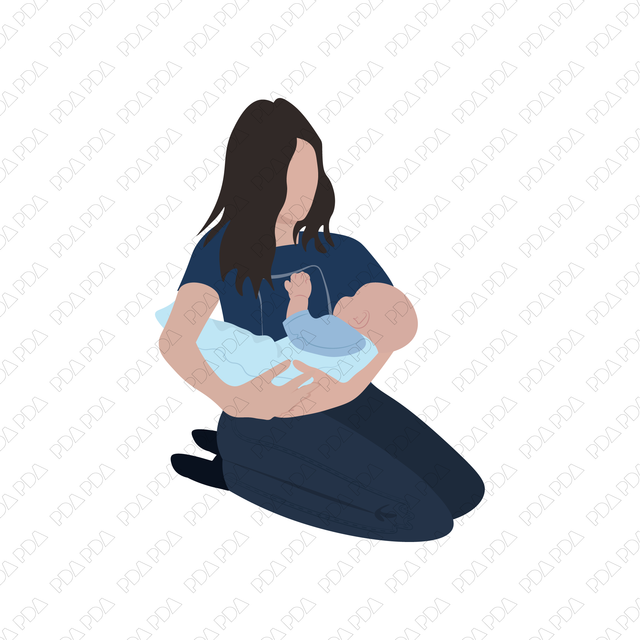 Vector & PNG Women Breastfeeding