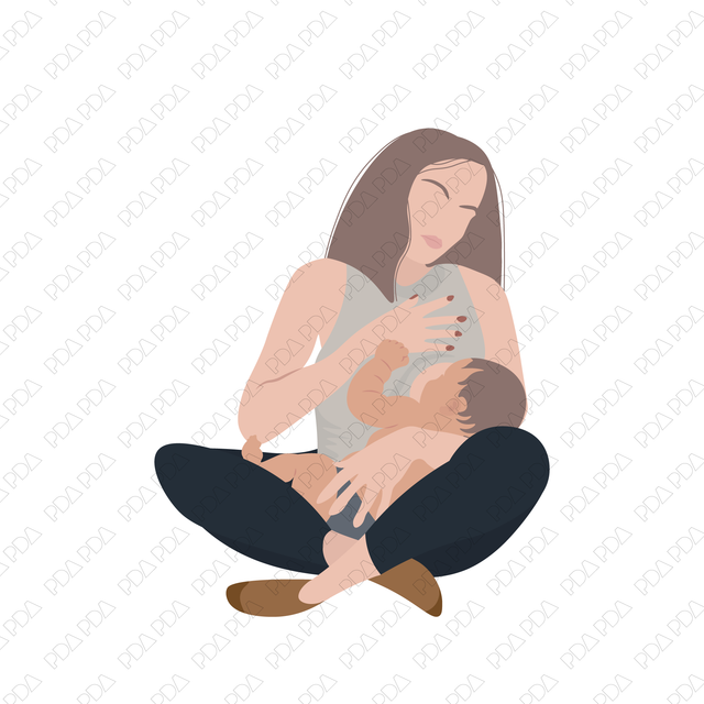 Vector & PNG Women Breastfeeding