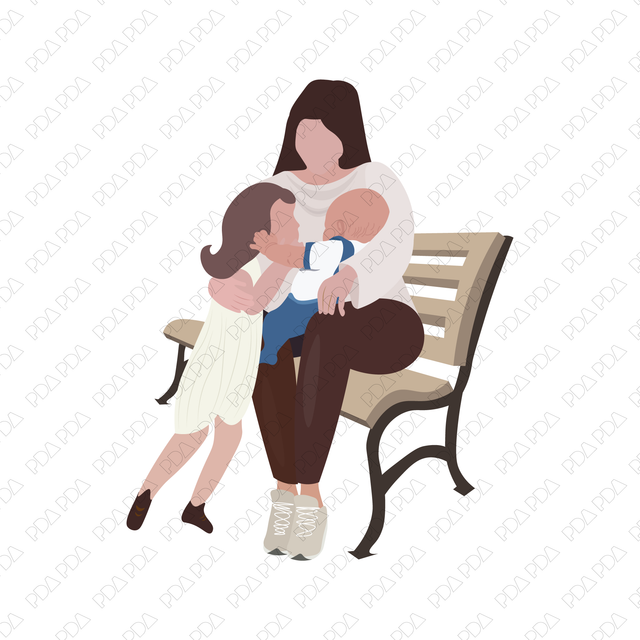 Vector & PNG Women Breastfeeding