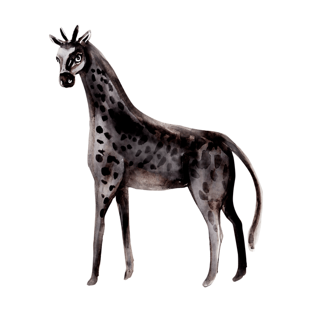 PNG Hand Drawn Animals Inspired by Niko Pirosmani - Post Digital Architecture — Free and Affordable Resources for Architects