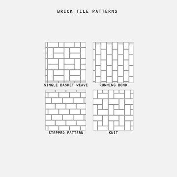 Illustrator Pattern Library - Brick Tile Patterns Multi-Pack | Post ...