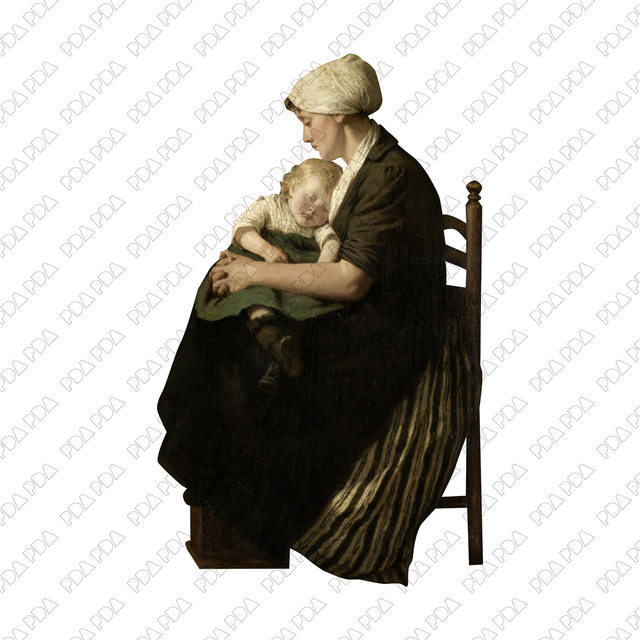 Artcutouts Singles: Mother With a Child (PNG)