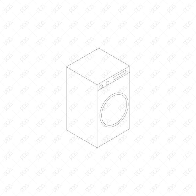 CAD, Vector Axonometric Kitchen Appliances Set - Post Digital Architecture — Free and Affordable Resources for Architects