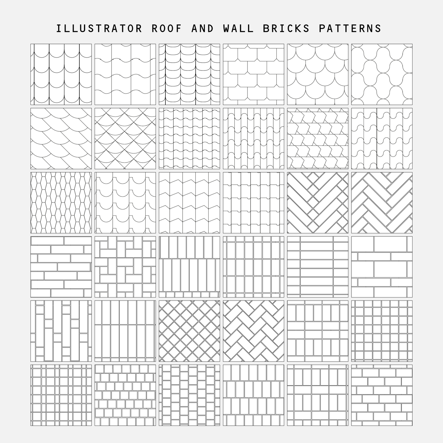brick pattern illustrator download