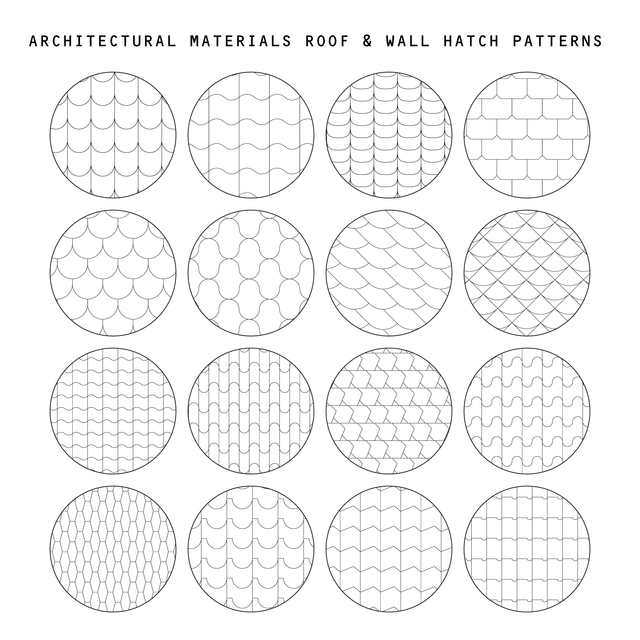 Illustrator Pattern Library Multi-Pack (Recommended) - Post Digital Architecture — Free and Affordable Resources for Architects