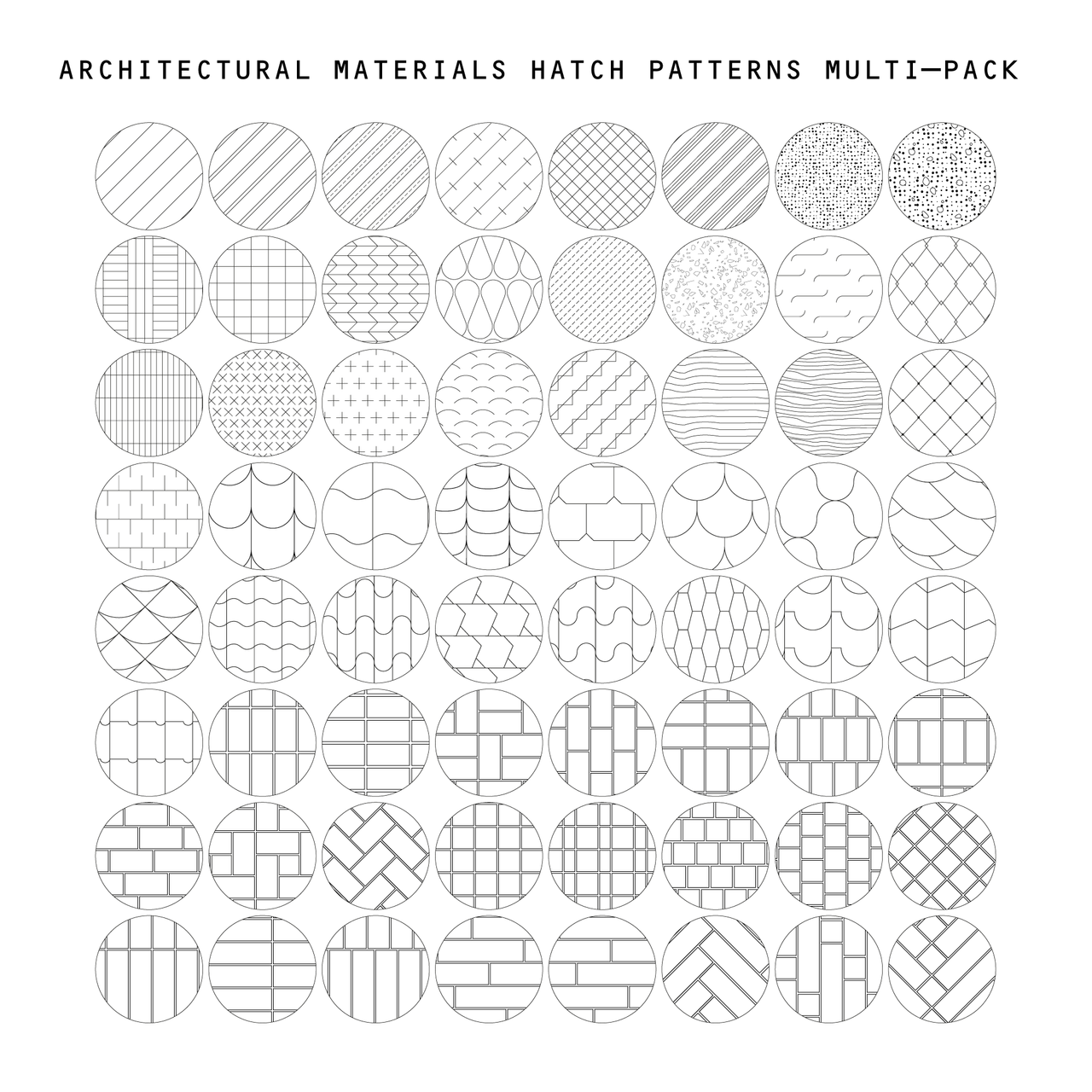 Examples From Pattern Library Illustrator Pattern Library Multi-Pack (66 Patterns)