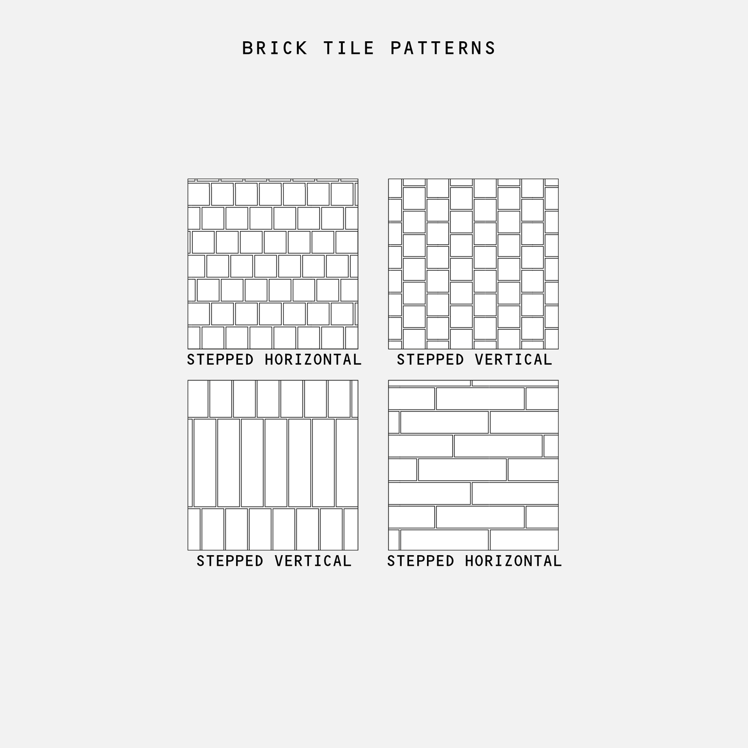 Illustrator Pattern Library Brick Tile Patterns MultiPack Post