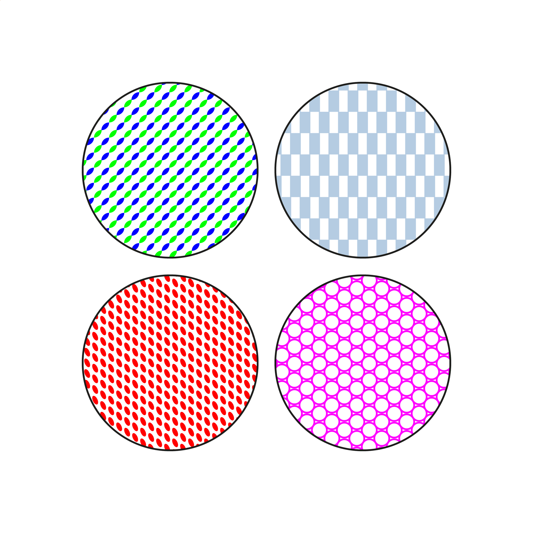Illustrator Pattern Library - Color Patterns | Post Digital Architecture