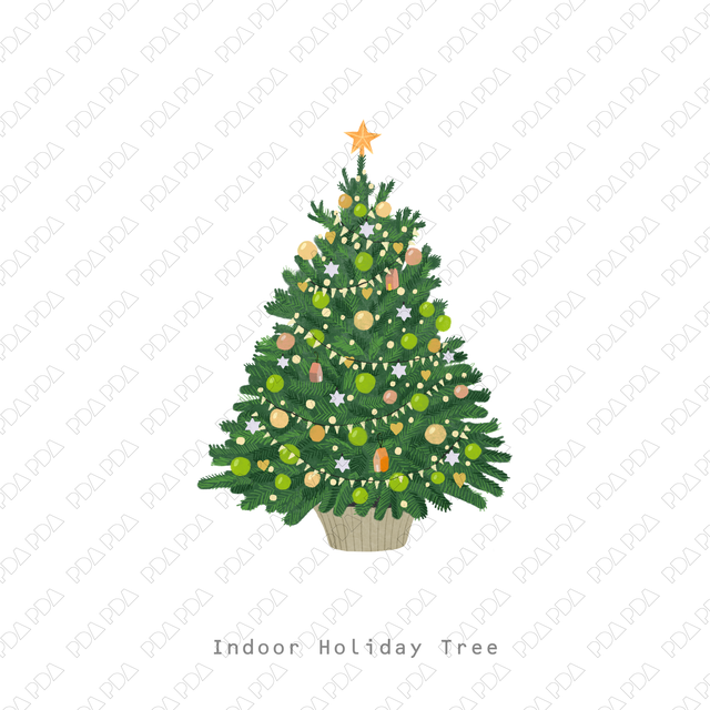 Hand Drawn Holiday Trees - Post Digital Architecture — Free and Affordable Resources for Architects